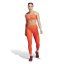 adidas TLRD Impact Luxe High-Support Zip Bra Womens Red