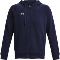 Under Armour UA Rival Fleece Full-Zip pánska mikina Midnight Navy