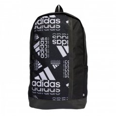 adidas Linear Backpack Black AOP