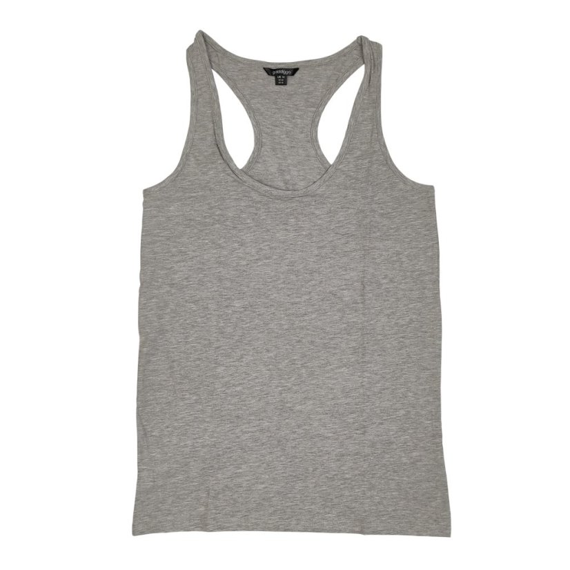 Golddigga Essential Tank Ladies Grey Marl