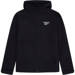 Reebok Men's Windrunner Water-Resistant Windbreaker Black