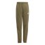 adidas Unisex Kids' Closed Hem Fleece Joggers Olve/Slvr/Wht