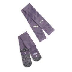 Puma Team Mcfc Gk Socks Promo Football Sock Mens Purple Charc