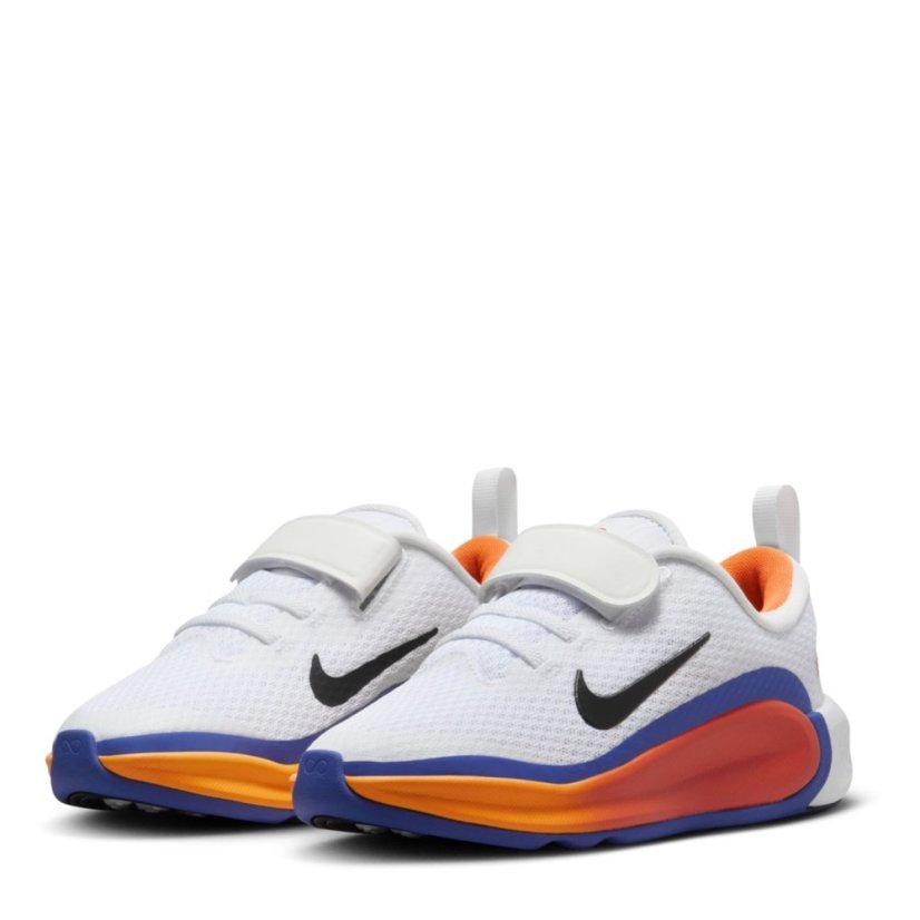 Nike Infinity Flow Little Kids' Shoes Runners Boys White/Orange