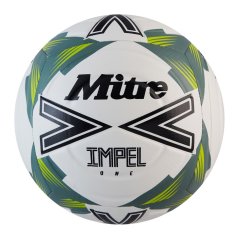 Mitre Impel One Football Adults White/Green
