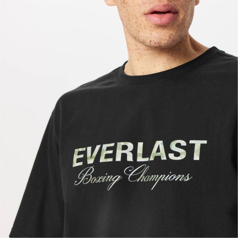 Everlast Camo Tee Black