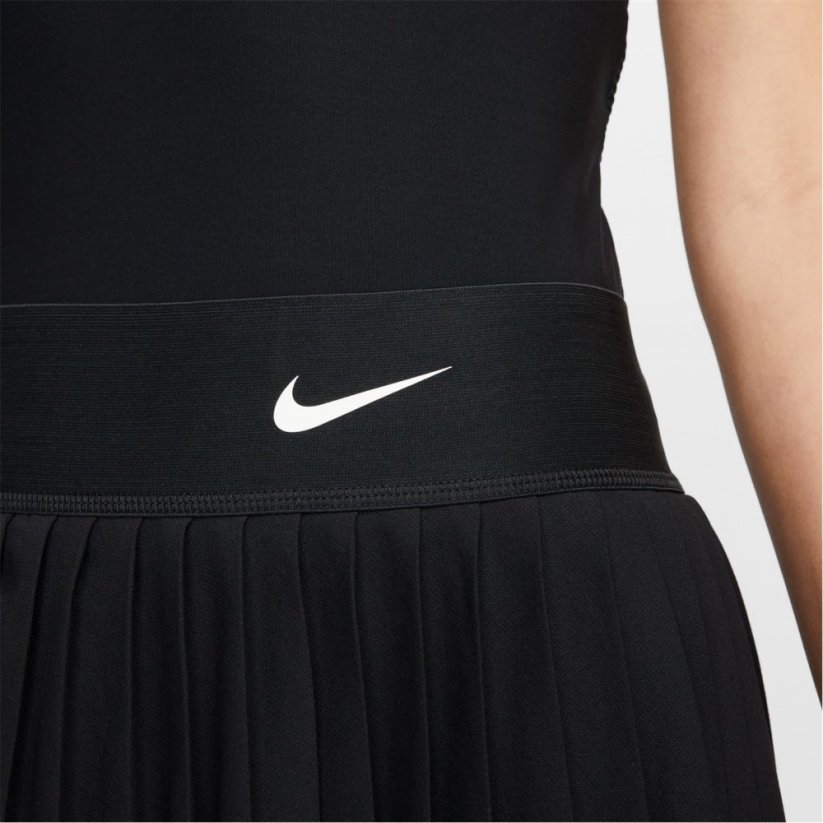 Nike Dri-FIT Advantage Women's Pleated Tennis Skirt Black/White