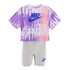 Nike Boxy T-Shirt Bike Short Set Grey