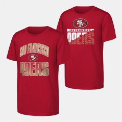 NFL KIDS NEVER QUIT 2PK SS CREW NK T-SHIRT San Fran 49ers