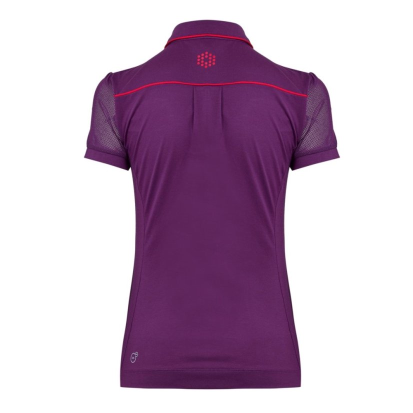 Puma (14) Golf Novely Sleeve Polo Womens Purple