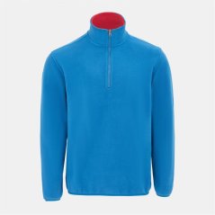 Donnay Quarter Zip Fleece Jacket Mens Blue