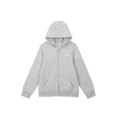 Slazenger Zipped Hoodie Junior Grey Marl