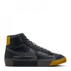 Nike Blazer Mid Pro Club Men's Shoes Black/Bronzine