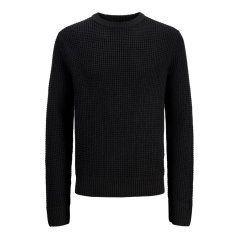 Jack and Jones Global Crew Knitted Jumper Mens Plus Size Black