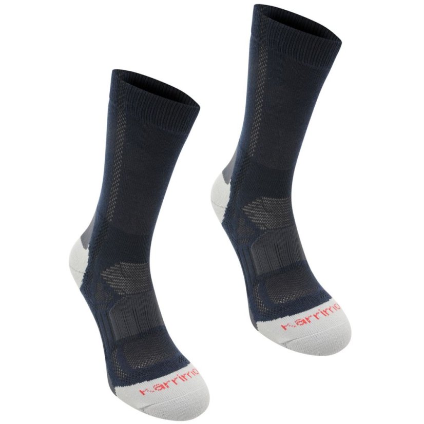 Karrimor 2 Pack Walking Sock Junior Navy