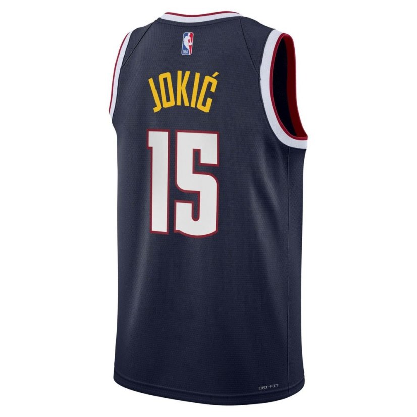 Nike Denver Nuggets Nikola Jokic #15 Jersey Blue