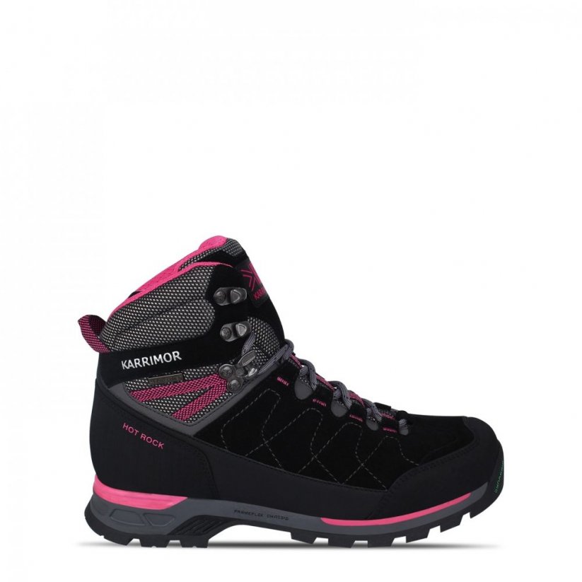 Karrimor Hot Rock Womens Walking Boots Black/Pink