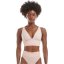 adidas Sport Active Seamless Micro Stretch Long Line Plunge Bra Peach Whip