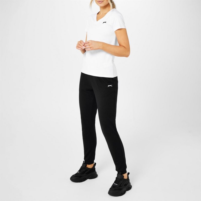 Slazenger Interlock Closed Hem Ladies Black