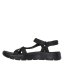 Skechers Go Walk Flex Sandal - Sublime Flat Sandals Womens Black
