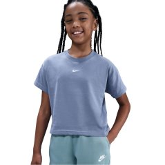 Nike Sportswear Big Kids' (Girls') T-Shirt Indigo