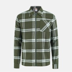 SoulCal Men's Soul Check Tailored Fit Overshirt Khaki