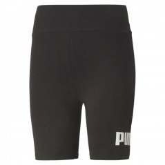 Puma Essentials Logo Cycling Shorts Ladies Black