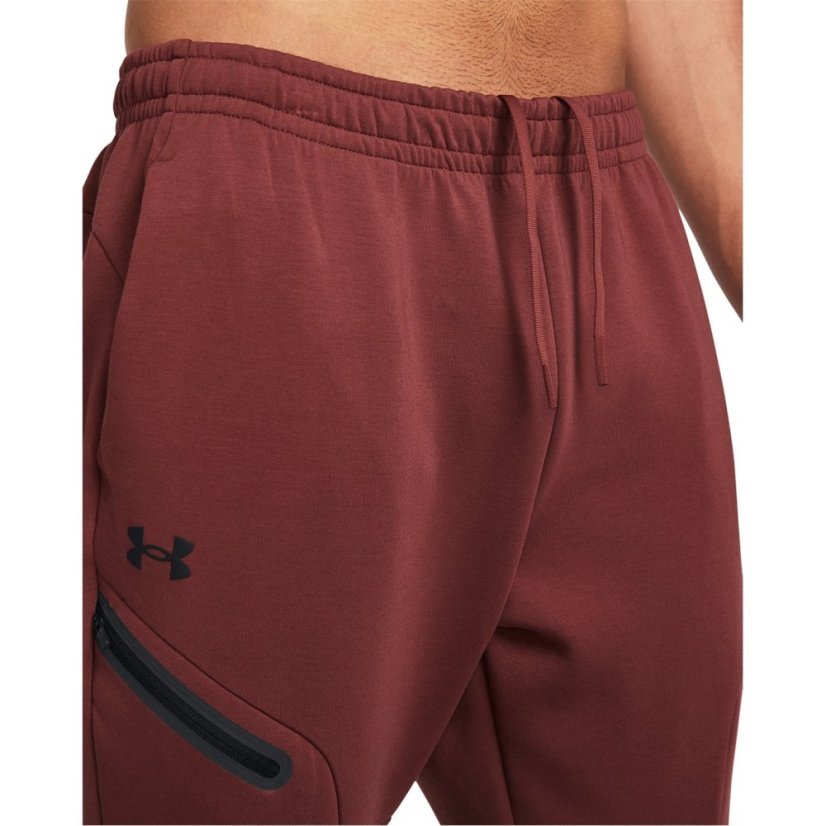 Under Armour Men's Uns Closed Hem Fleece Joggers Red