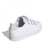 adidas Advantge Court Lifestyle Hook-and-Loop Shoes Childrens Ftwr White/Ftw