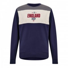 Umbro England RFU Crewneck Sweater Mens Navy