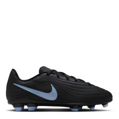 Nike Tiempo Club Junior Firm Ground Football Boots Black/Blue