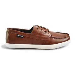 Lambretta Vulkn Boat Shoes Tan