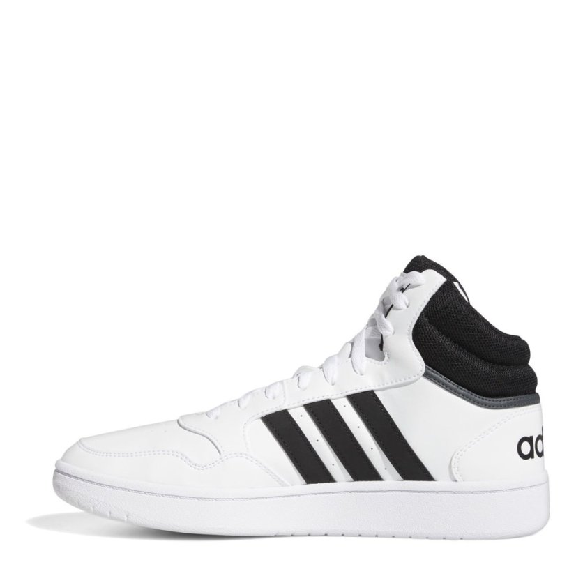 adidas adidas Hoops 3.0 Mid Classic Vintage Shoes Mens Black/White