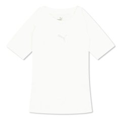 Puma Puma Liga Baselayer Tee Ss Jr Top Unisex Kids Puma White