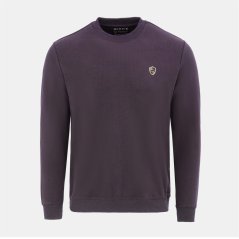 Howick Crew Neck Jumper Mens Purple