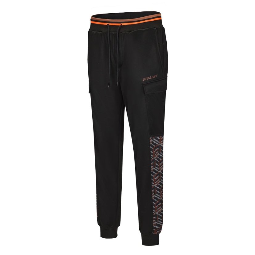 Everlast Closed Hem Fleece Jogger Pants Mens Black