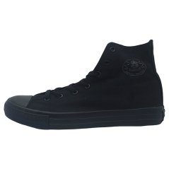 Dunlop Junior Canvas High Top Trainers Black/Black