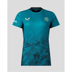Castore Bath Rugby Womens Training Shirt 2023 2024 Blue