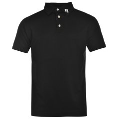 FootJoy Footjoy Solid pánske polo tričko Black
