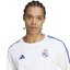 adidas Real Madrid DNA Sweatshirt 2024 2025 Adults White