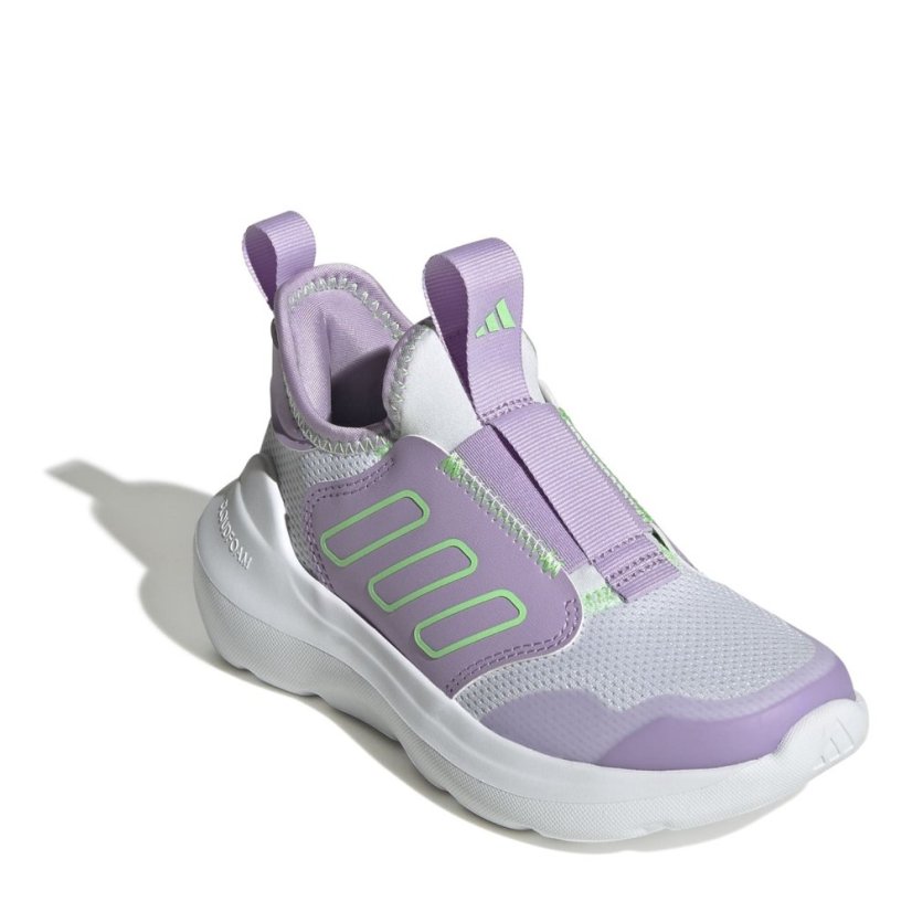 adidas Kids' Tensaur Comfort Low-Top Trainers Wte/Lme/Plum
