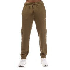 Hype Unisex Adults Cargo Closed Hem Fleece Joggers Olive