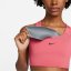 Nike Swoosh Women's Medium-Support 1-Piece Pad Sports Bra Archaeo Pink