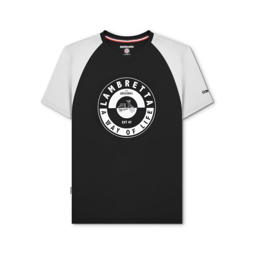 Lambretta Tee Black/White