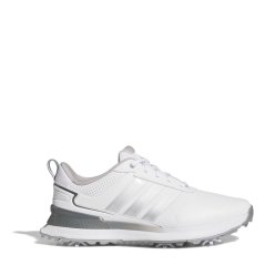 adidas Men's Spiked Golf Shoes Ftwr Whte/Slvr