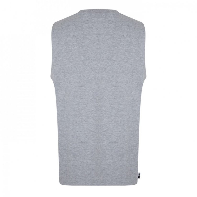 Lonsdale Essentials Tank Vest Grey Marl