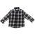 Star Long-Sleeve Flannel Patterned Shirt Black/White