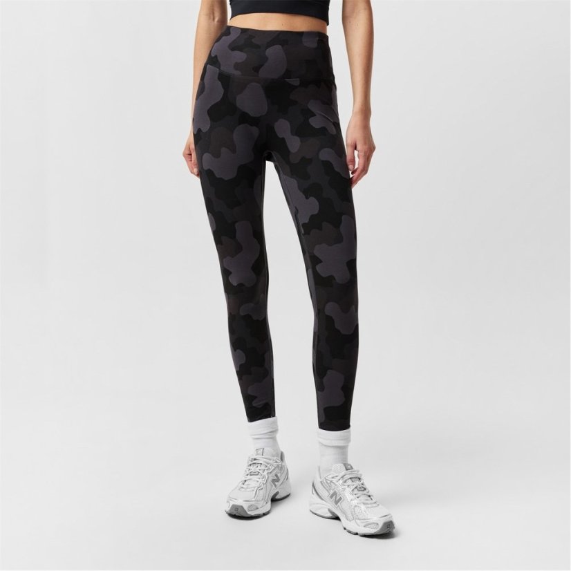 Miso All Over Print Leggings Womens Black Camo