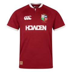 Canterbury British and Irish Lions 2025 Shirt Adults Red Dahlia