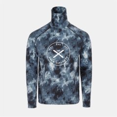 Gul Powder Thermal Top Mens Black AOP